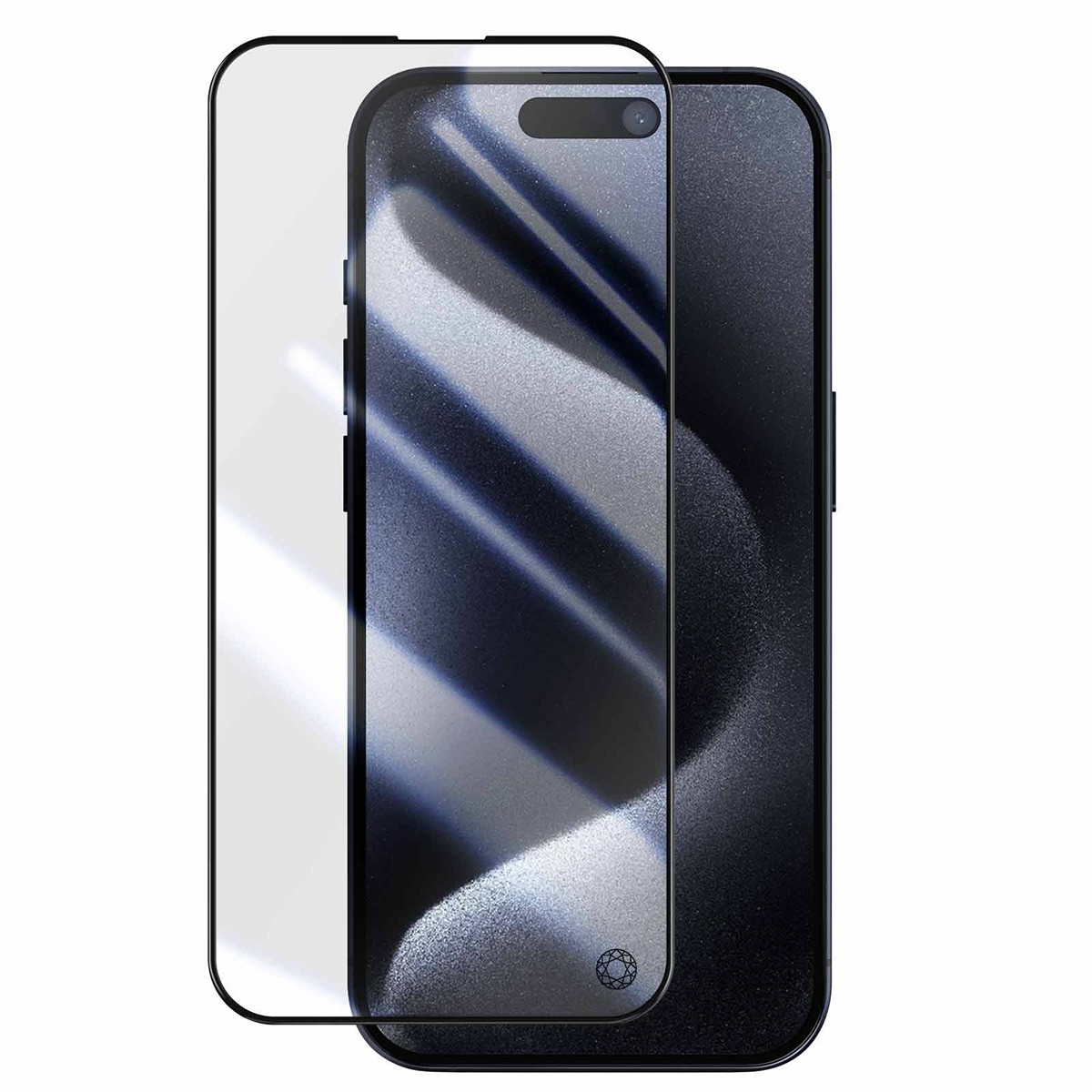 Film Organique pour iPhone 15 Pro Max Protège Écran Verre Souple Incurvé 2.5D
