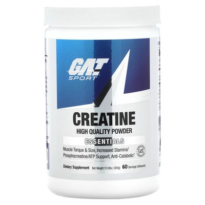 2 X GAT, Creatine, Unflavored, 10.58 oz (300 g)-Worldwide
