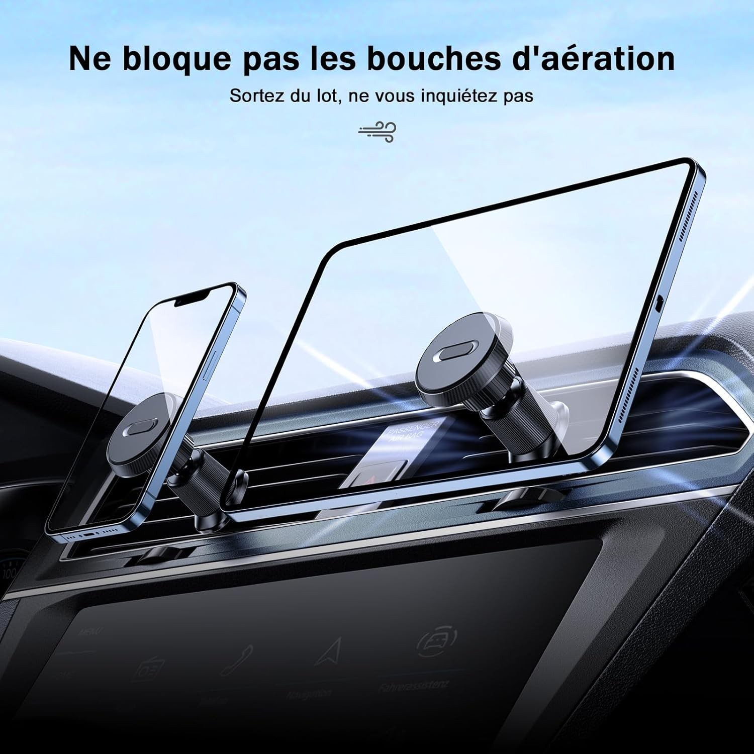 Miracase Support Téléphone Voiture Magnetique Amélioré