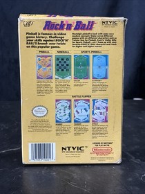 Rock 'n' Ball (NES, 1990), Box, Manual, and Sleeve