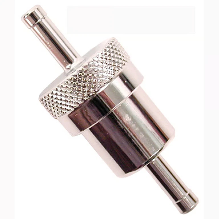 Emgo Universal Fuel Filter - 1/4in. - Metal Filter Motorcycle Street Bike - Image 2 of 4