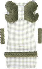 Riduttore Passeggino Universale Materassino Copri Neonato Cuscino - 5 Elementi 7