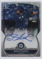 2023 Bowman Draft Chrome Prospect HTA Choice Refractor Brock Rodden Auto 0p10