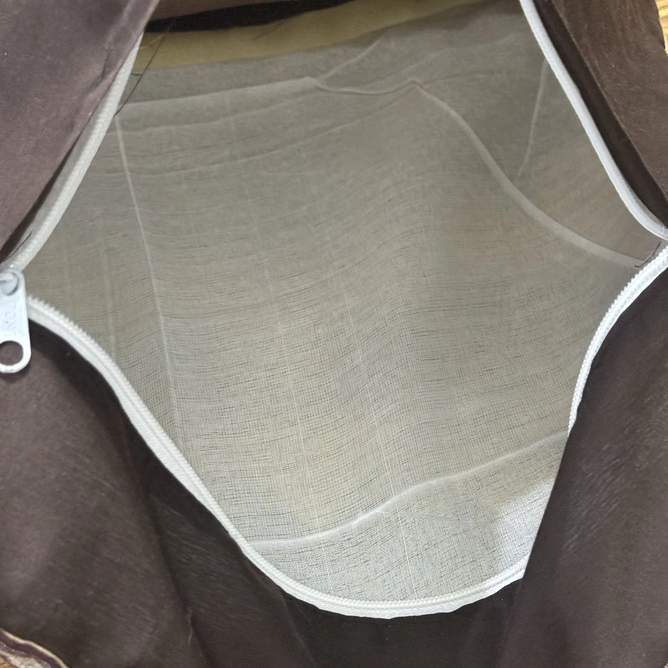 Farm House Duck Pillow Cover Woven Tapestry Handmade 16x15 Neutrals Set of 2 - Image 4 of 4