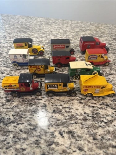 Lot of 11 Vintage Matchbox Cars - Yesteryears Days Gone Matchbox Models