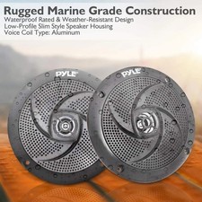 Pyle 5.25 inch 180W Marine Speakers Top Seller Superb Sound In Truck Or Boat  