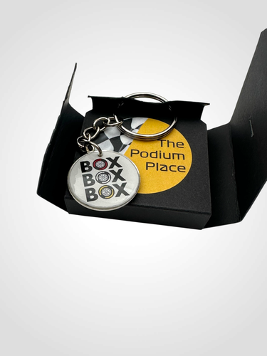 Formula 1 Box Box Box Double Sided Keyring gift idea - Picture 12 of 13