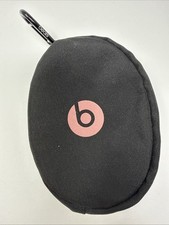 BEATS by Dr. Dre Headphone Soft Carrying Travel Case Pouch Black/Pink