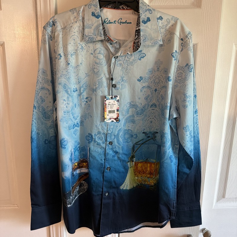 Robert Graham Men's Long Sleeve Button-Up Garrick Club