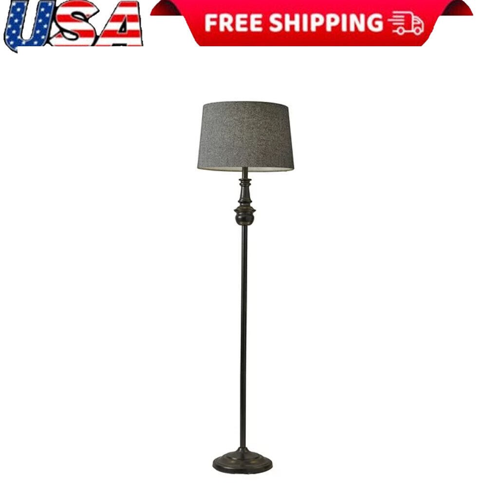 3-Way Rotary Switch Metal Floor Lamp 16x60x60 for Entryways & Bedsides-image
