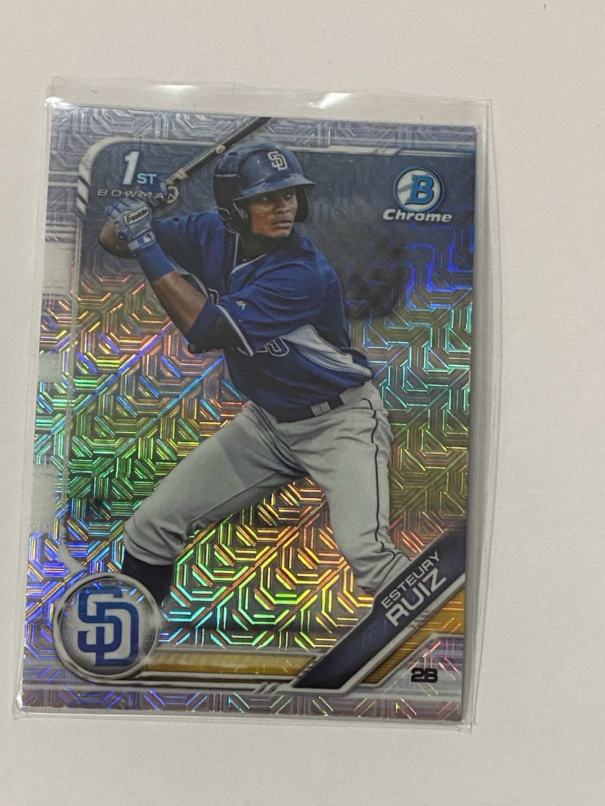 2019 Bowman - Chrome Prospects Esteury Ruiz #BCP-89 Mega Box Mojo Refractor