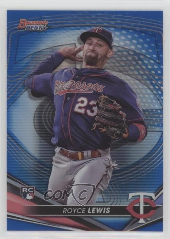 2022 Bowman's Best Blue Refractor 7/150 Royce Lewis #65 0qc2