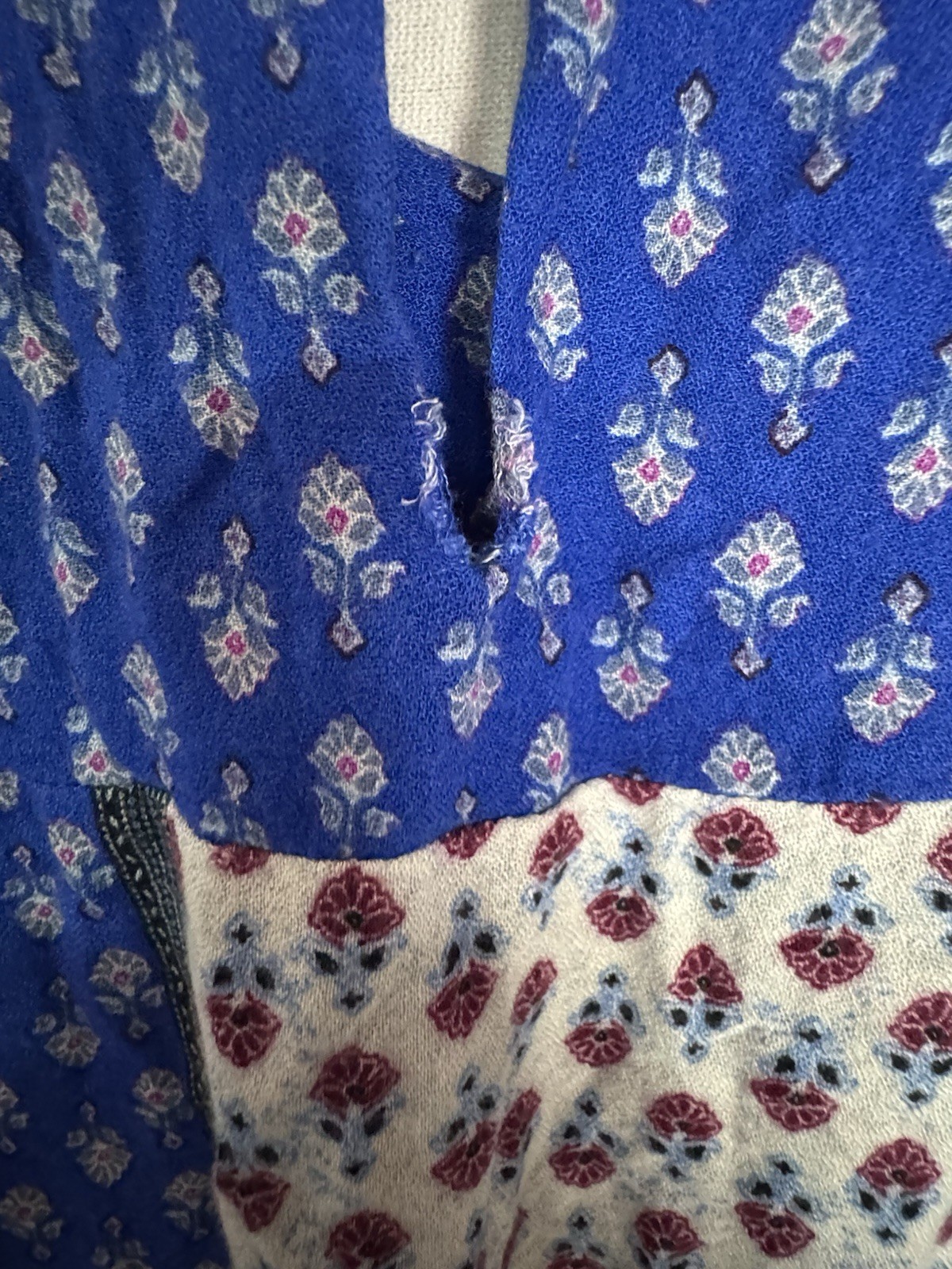 American Eagle Womens Boho Patchwork Mini Dress K… - image 5