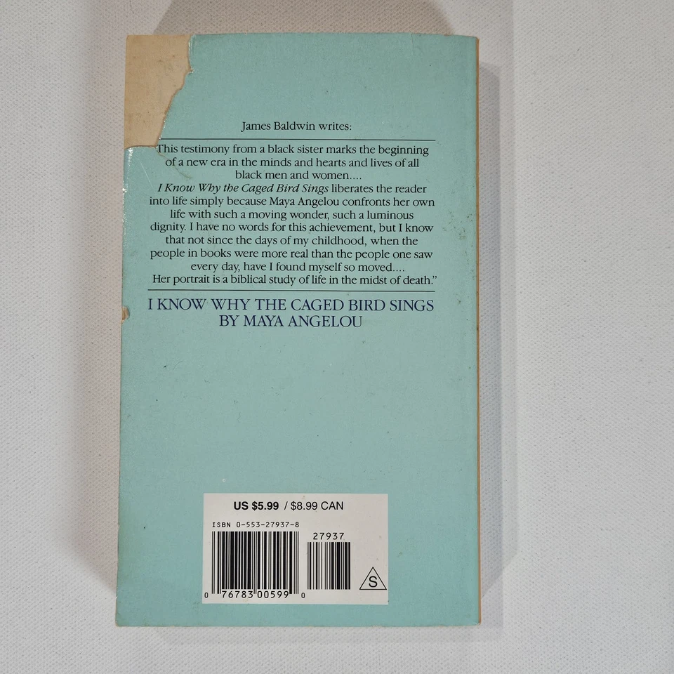 I Know Why The Caged Bird Sings By Maya Angelou Autobiographical Paperback - Image 2 of 4