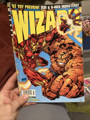 Wizard Magazine #67 Iron Man Thing Daredevil Heroes Reborn Jim Lee Liefeld 1997
