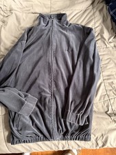 Sean John Velour Track Jacket XL Blue Full Zip Velvet Hip Hop Y2K Streetwear