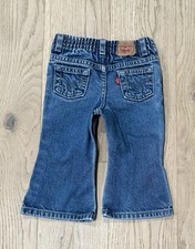 Levis Vintage Jeans Infant 12-18 months Blue Selvedge Denim Baby Toddler Flare