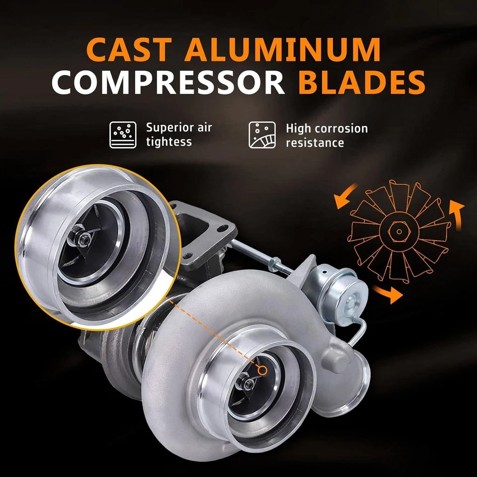 HX35W Turbo Turbocharger for Dodge Ram 2500 3500 Cummins 5.9L 1999-2002 3592766 - Image 3 of 4