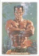 2024 Upper Deck SkyBox Marvel Masterpieces '92 Platinum - Namor Canvas #57