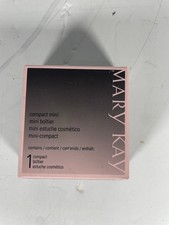 Mary Kay Compact Mini Unfilled Use w Eyeshadow Mirror New in Box