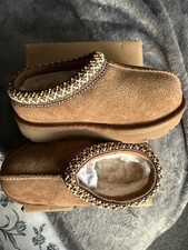 Toddler UGG Tasman II Slipper Suede 1019066T Chestnut 100 Authentic Brand New