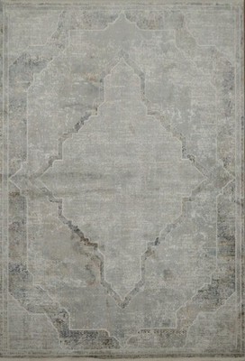 Elegant Grey Area Rug 5x8 Ft Contemporary Turkish Carpet Grey Oriental Rug