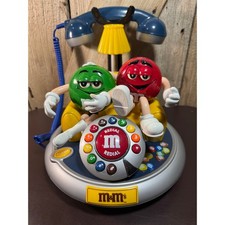 Mars M M  s Telephone Vintage Corded Desk Phone Working Open Box Red  Green