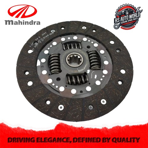 Mahindra clutch disc assy (F810) for Scorpio 2002-14 Thar 2010-20 0801BA0361N - Picture 2 of 5