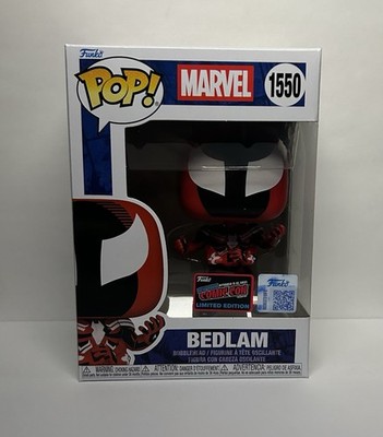 Bedlam Funko Pop! #1550 Marvel NYCC 2025 Exclusive Con Sticker + Protector