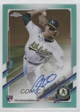 2021 Topps Chrome Rookie Aqua Refractor 46/199 Jordan Weems #RA-JW Auto c7z