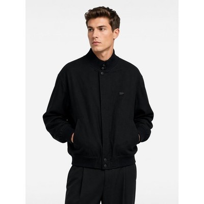 Paul & Shark Yachting 80S 90S Mens Black Wool Bomber Preppy Academia Jacket L