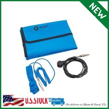 Portable Anti-Static Mat - ESD Pad, Wrist Strap, Grounding Cord for Electronics