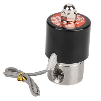 DC 12V G1/4 Stainless Steel 304 Normally Closed Electric Solenoid Valve