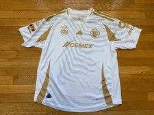 CLUB DEPORTIVO TIGRES UANL White Gold SOCCER JERSEY TIGRESPORT Sz 3XL YAYO