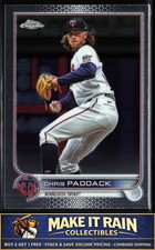 Chris Paddack 2022 Topps Chrome Update #USC130 Minnesota Twins Baseball