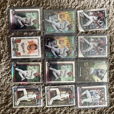 Washington Nationals Baseball Card James Wood Lot Bowman Stadium Club Topps Chr
