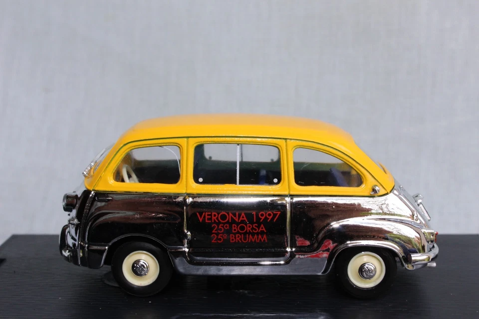 Brumm, Fiat 600 Multipla 1/43, limited edition per Borsa Scambio Verona 1997 e 2 - Immagine 3 di 4