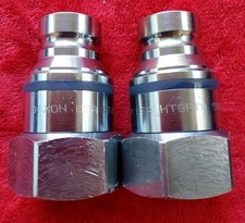 2 Dixon HT8F10 Hydraulic Flat Face Quick Coupler 1” 5000 Psi Max Pressure