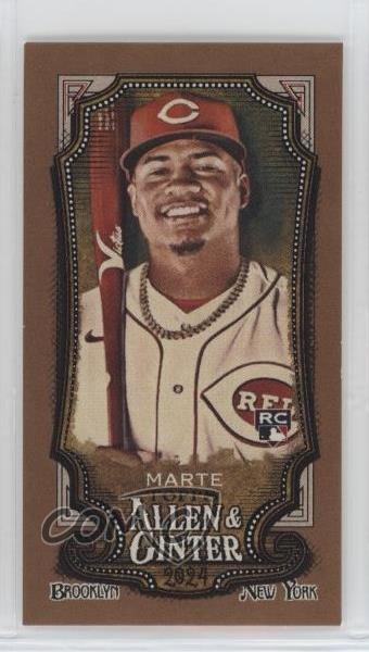 2024 Topps Allen & Ginter Mini Gold Border Noelvi Marte #71 05k6