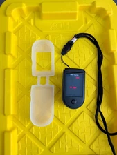 Zacurate Pro Series 500DL Digital Finger Oximeter - Mystic Black With Cover