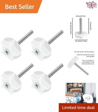Durable 4 PCS M8 Headboard Screws with Washers - Strong Hold for Stability