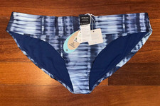 PRANA Blue Tie-Dye Stripes MARTA Bikini Bottom  Belize Hazy Days  Size XL