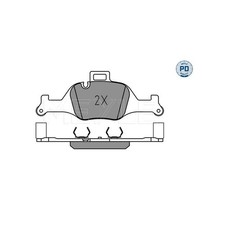 MEYLE 025 259 0018/PD Bremsbeläge Vorne für BMW 5 6 7 3 X4 X3 X5 X6 iX3 4