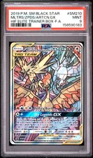PSA 9 Moltres Zapdos Articuno GX #SM210 2019 Pokemon Hidden Fates Promo 0183 on eBay