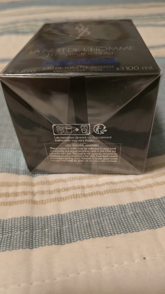 YSL Yves Saint Laurent La Nuit De L'Homme Bleu Électrique 100ml (Discontinued) - Image 3 of 4