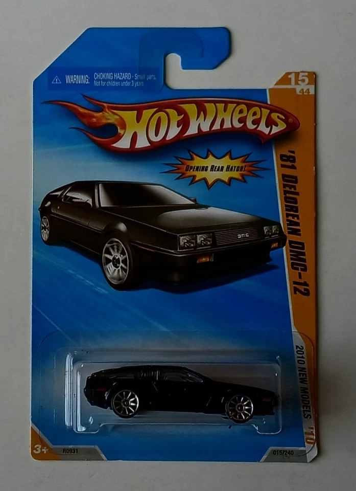 Lot of 3 2010 Hot Wheels New Models 81 DeLorean DMC-12 # 15/44 - Image 4 of 4
