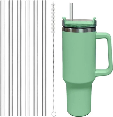 BRANDED 6 Pack Replacement Straws for Stanley 30 40 Oz Adventure Quencher Travel Tumbler