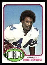 1976 Topps Robert Newhouse RC #14 - Dallas Cowboys - VG