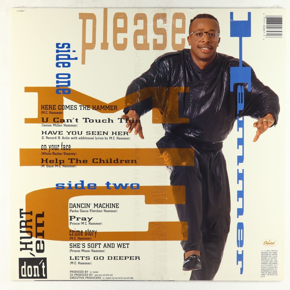 Mc Hammer Please Hammer Don T Hurt Em Lp Capitol Sealed Ebay