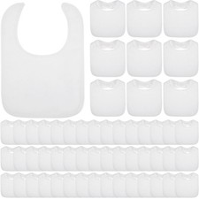 30 Pcs Baby Bibs for Unisex Boy Girl Washable Reusable Waterproof Cotton Feed...